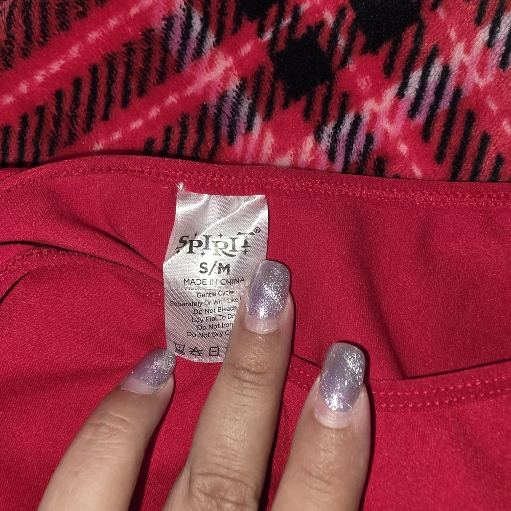 Spirit Bright Red Long Sleeve Kids Bodysuit - Picture 3 of 3